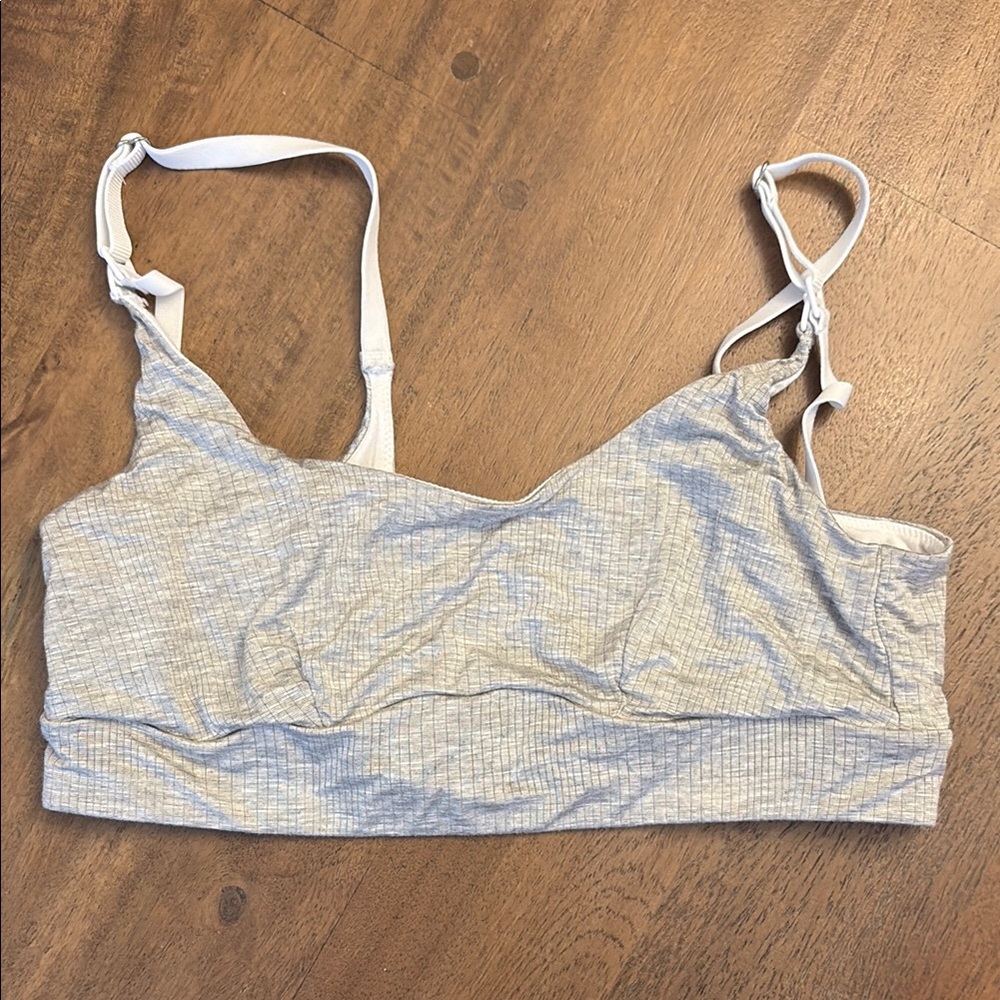 Gray Women's Maternity Bra